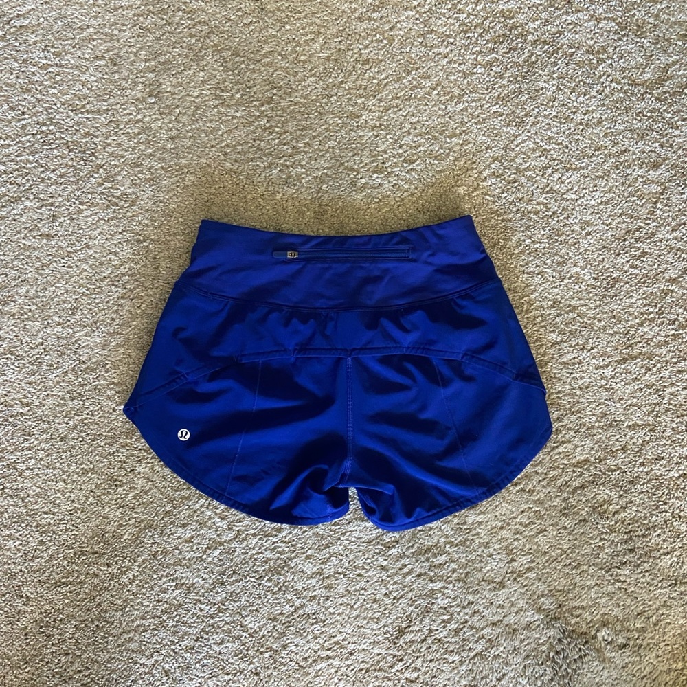 Lululemon shorts- Speed Up mid-rise, Larkspur